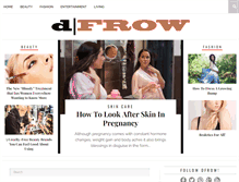 Tablet Screenshot of dfrow.com
